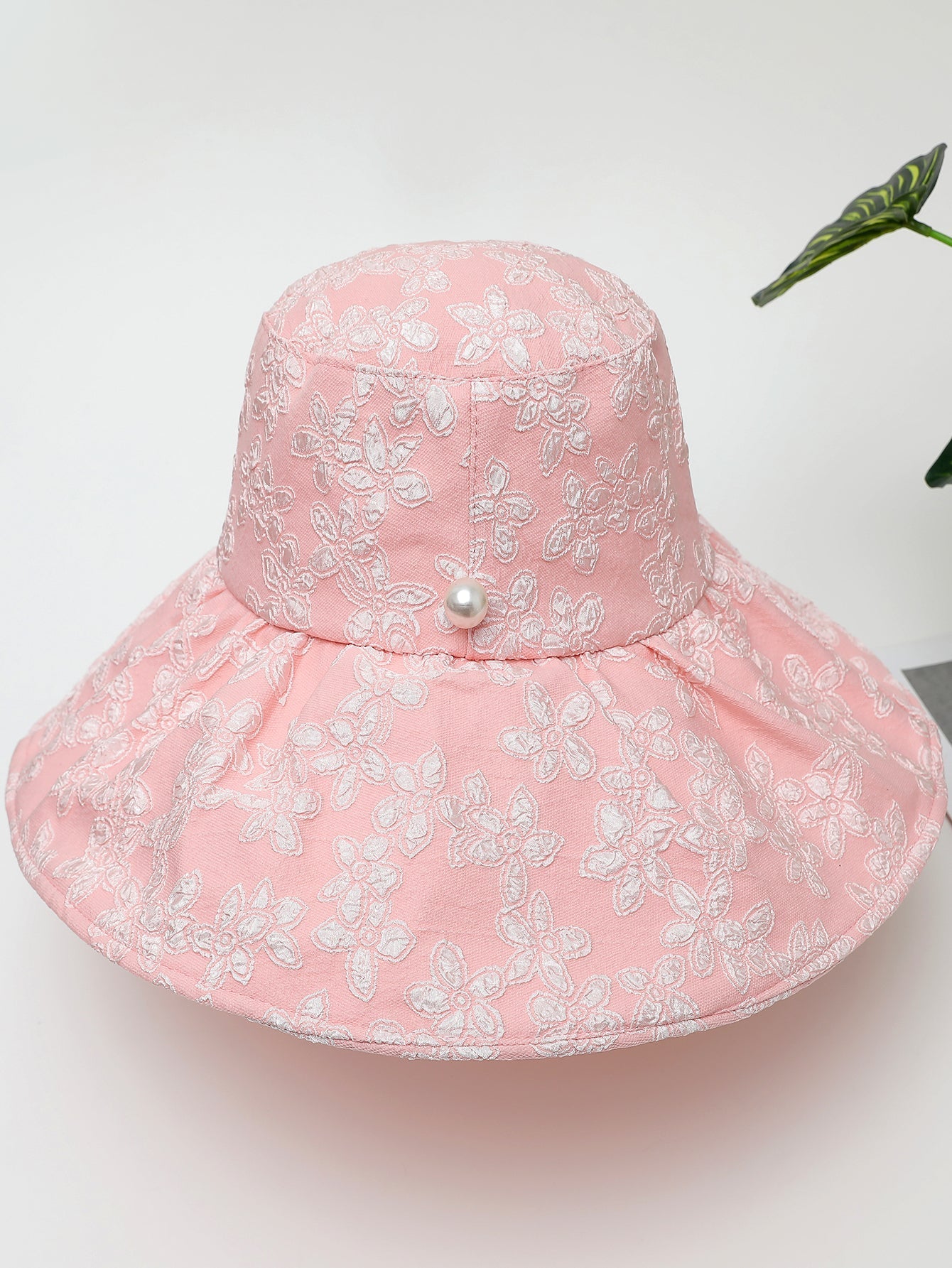 Imitation pearl floral hat Sai Feel