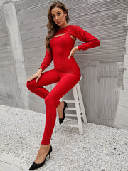 Jumpsuit with Lantern Sleeve Top Sai Feel