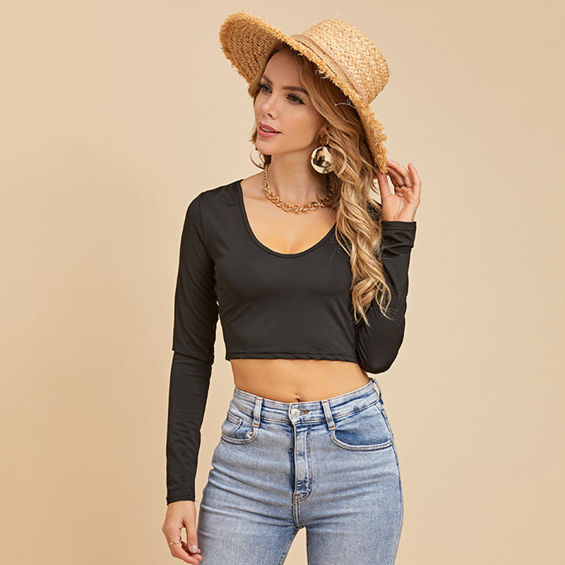 Knit Crop Tee Sai Feel