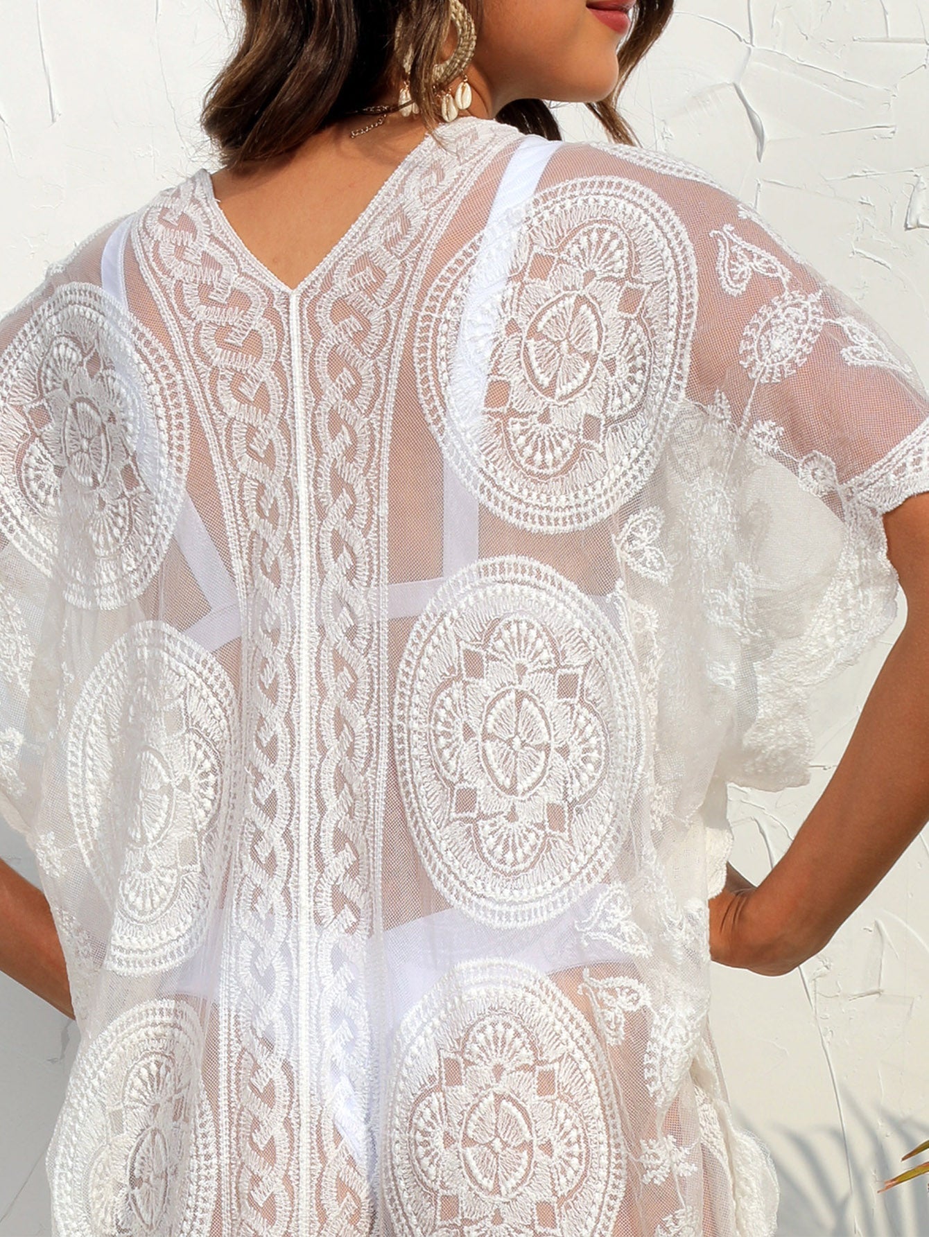 Lace Sheer Cover Up Without Lingerie Sai Feel