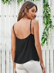 Lace Trimmed Cami Top Sai Feel