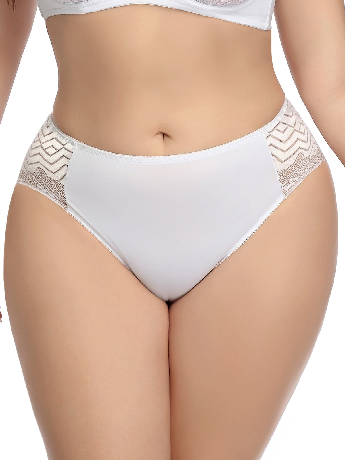 Ladies Underwear Woman Panties Sexy Lace Plus Size Panty Ultra Thin Mid-Rise Cotton Briefs Intimates Sai Feel