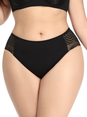 Ladies Underwear Woman Panties Sexy Lace Plus Size Panty Ultra Thin Mid-Rise Cotton Briefs Intimates Sai Feel