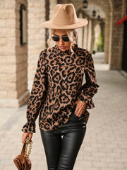 Leopard Print Blouse Sai Feel