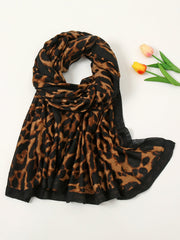 Leopard pattern scarf Sai Feel