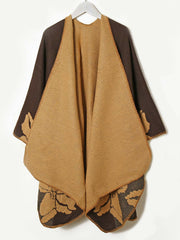 Lily jacquard acrylic cape shawl with 130X150CM Sai Feel