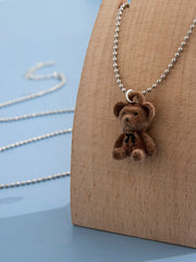 Little Bear Pendant Necklace Sai Feel