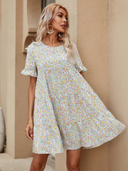 Loose and Fresh Floral Dress Sai Feel