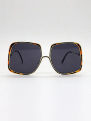 Men's and women's Square Metal Frame Sunglasses Sai Feel
