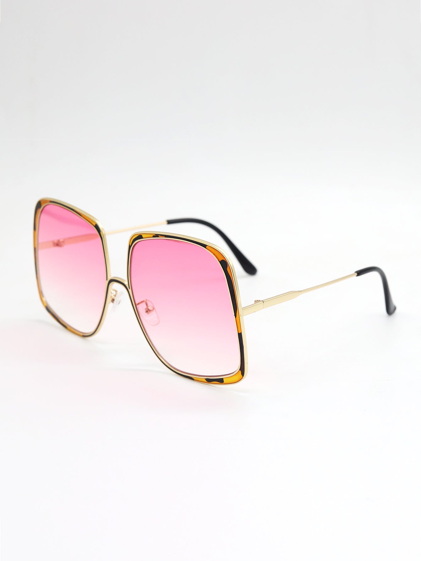 Men's and women's Square Metal Frame Sunglasses Sai Feel
