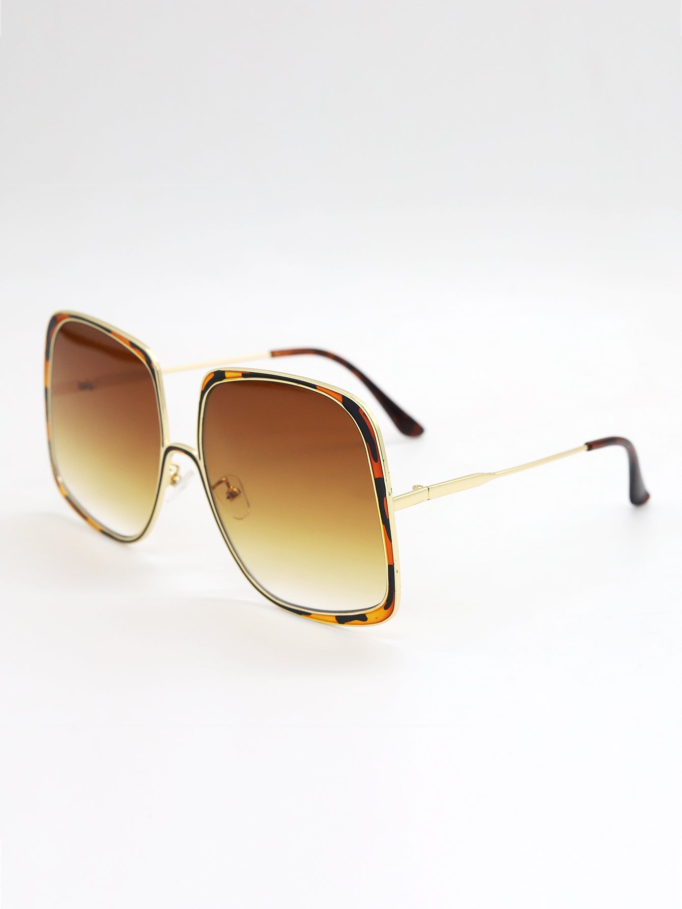 Men's and women's Square Metal Frame Sunglasses Sai Feel