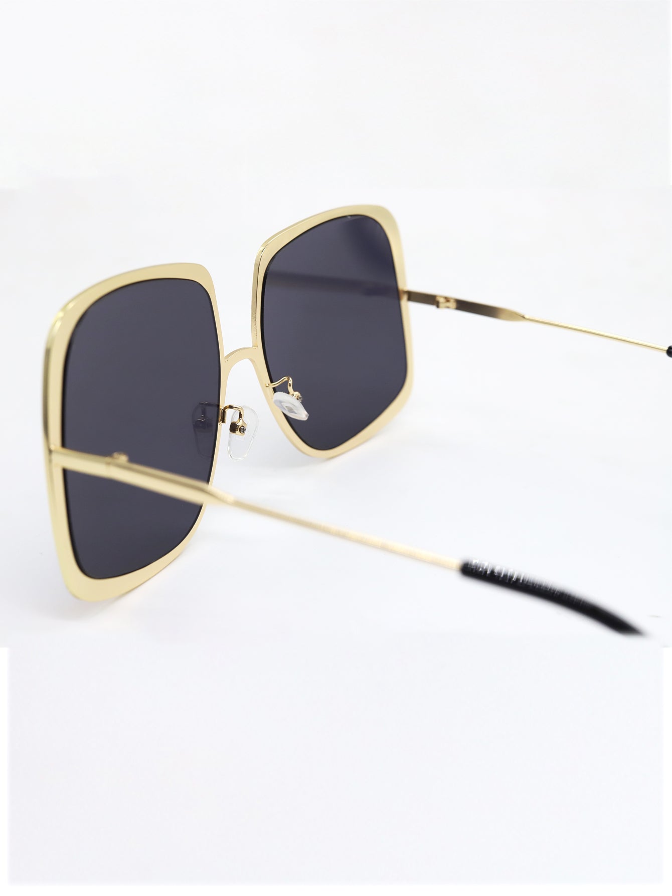 Men's and women's Square Metal Frame Sunglasses Sai Feel