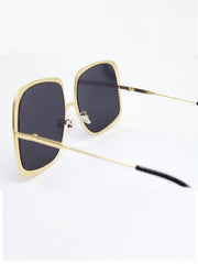 Men's and women's Square Metal Frame Sunglasses Sai Feel