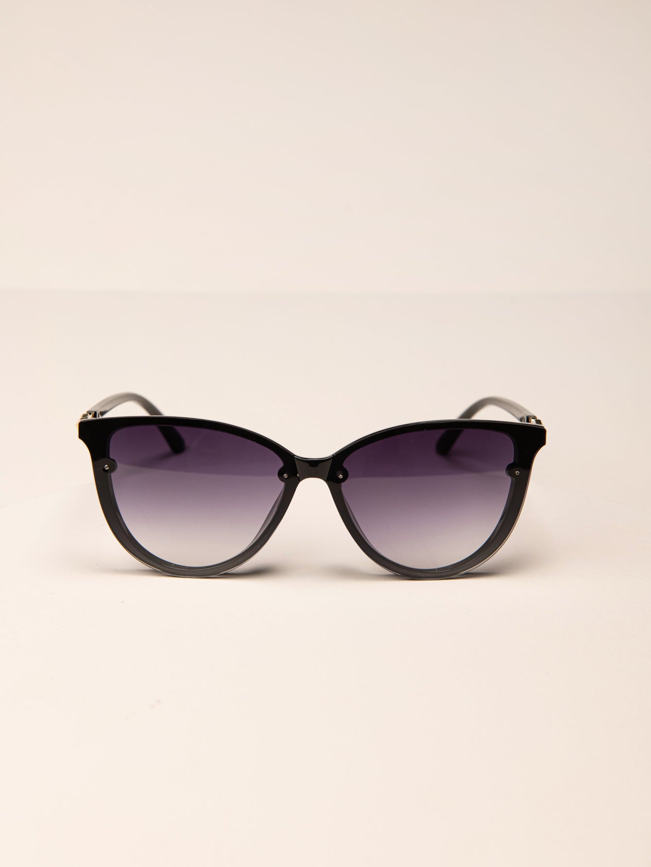 Metal Decor Round Frame Sunglasses Sai Feel