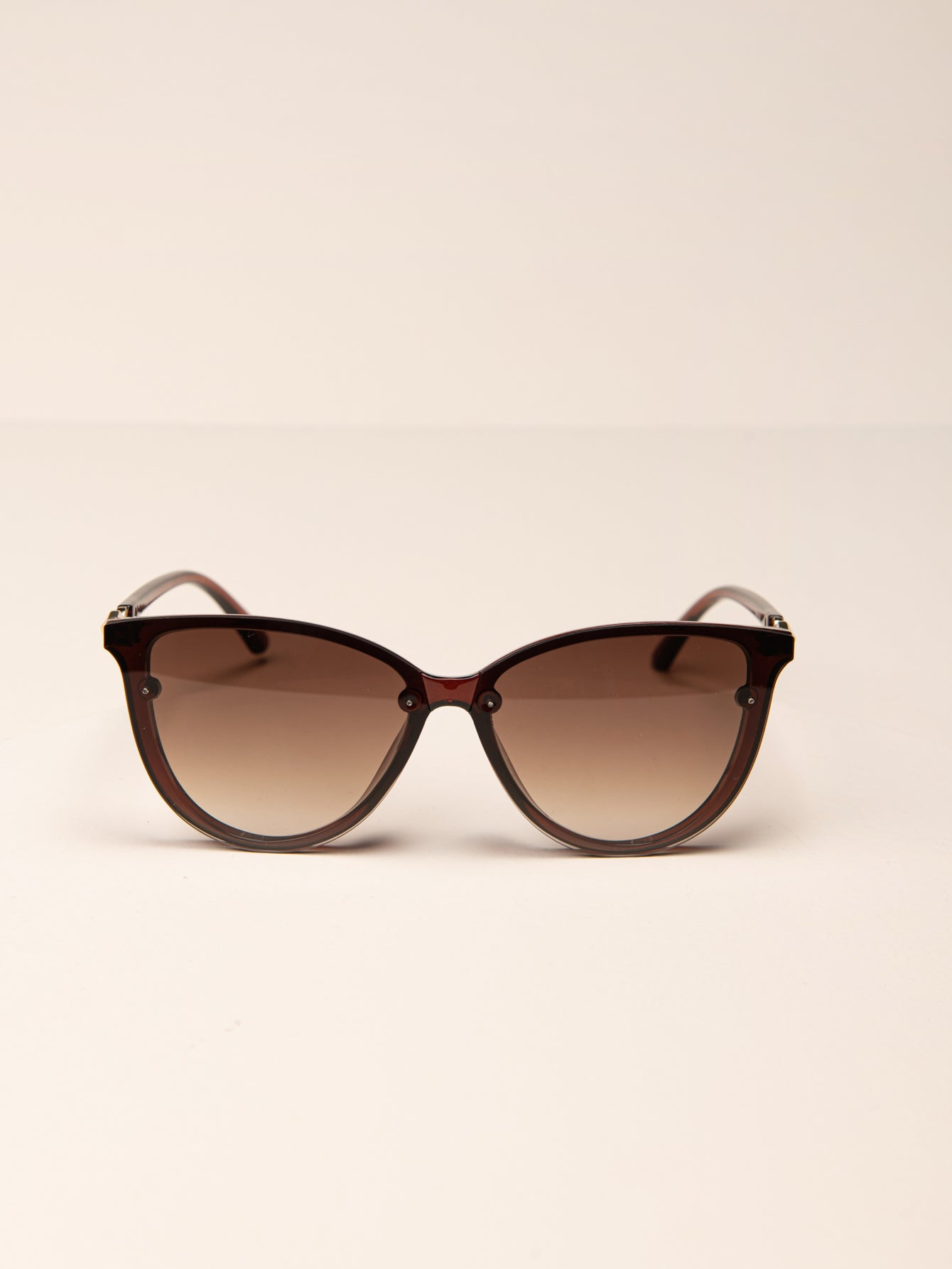 Metal Decor Round Frame Sunglasses Sai Feel
