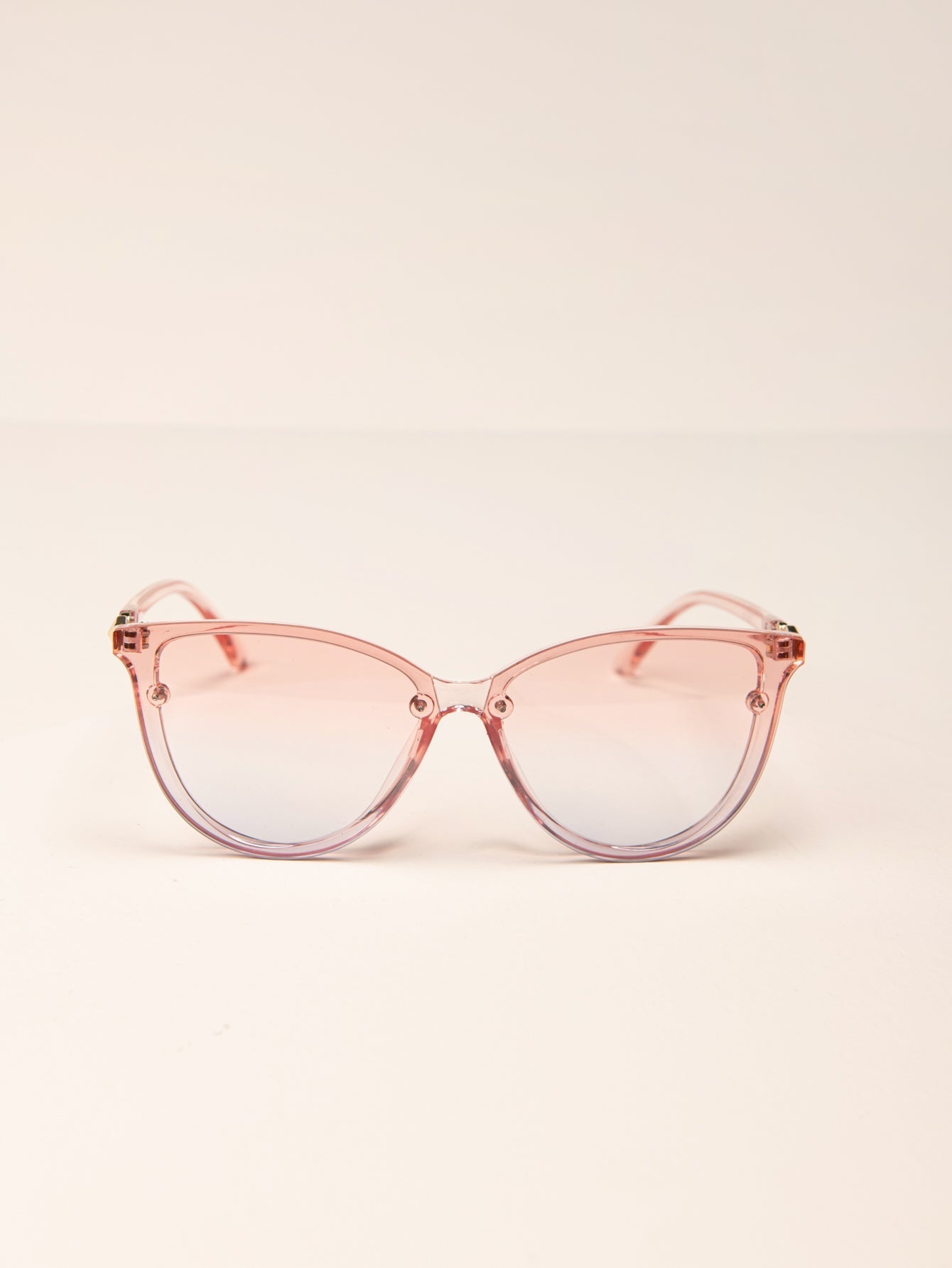 Metal Decor Round Frame Sunglasses Sai Feel
