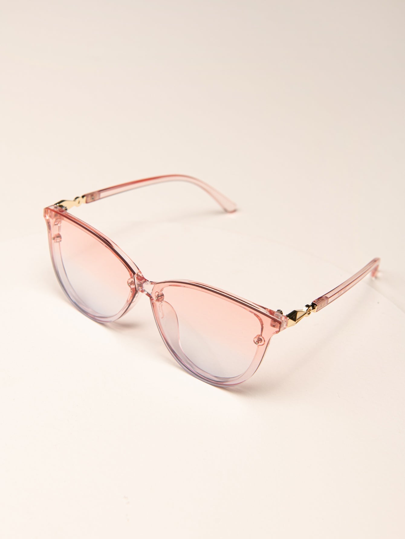 Metal Decor Round Frame Sunglasses Sai Feel