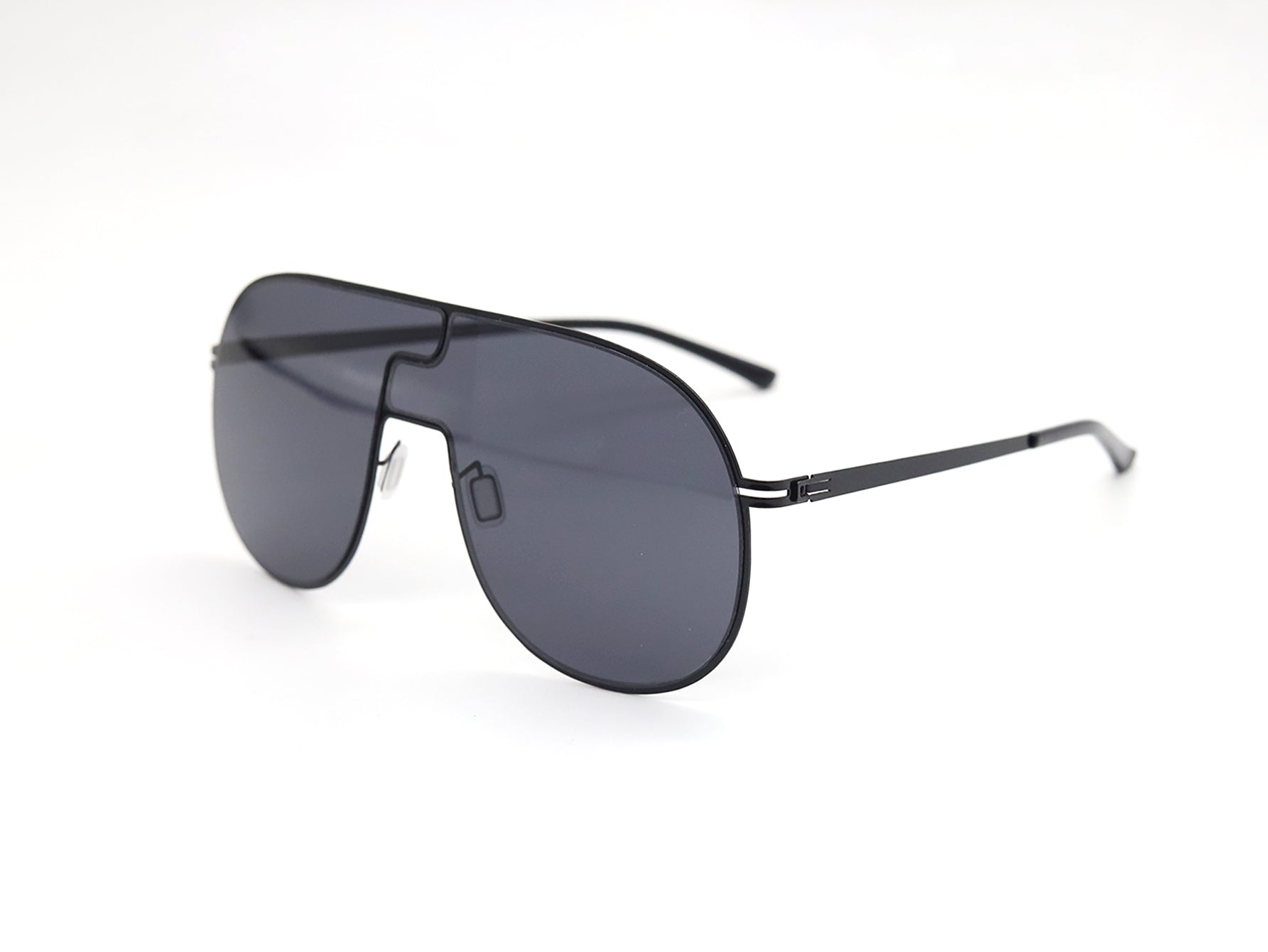 Metal Large Frame Sunglasses Sai Feel