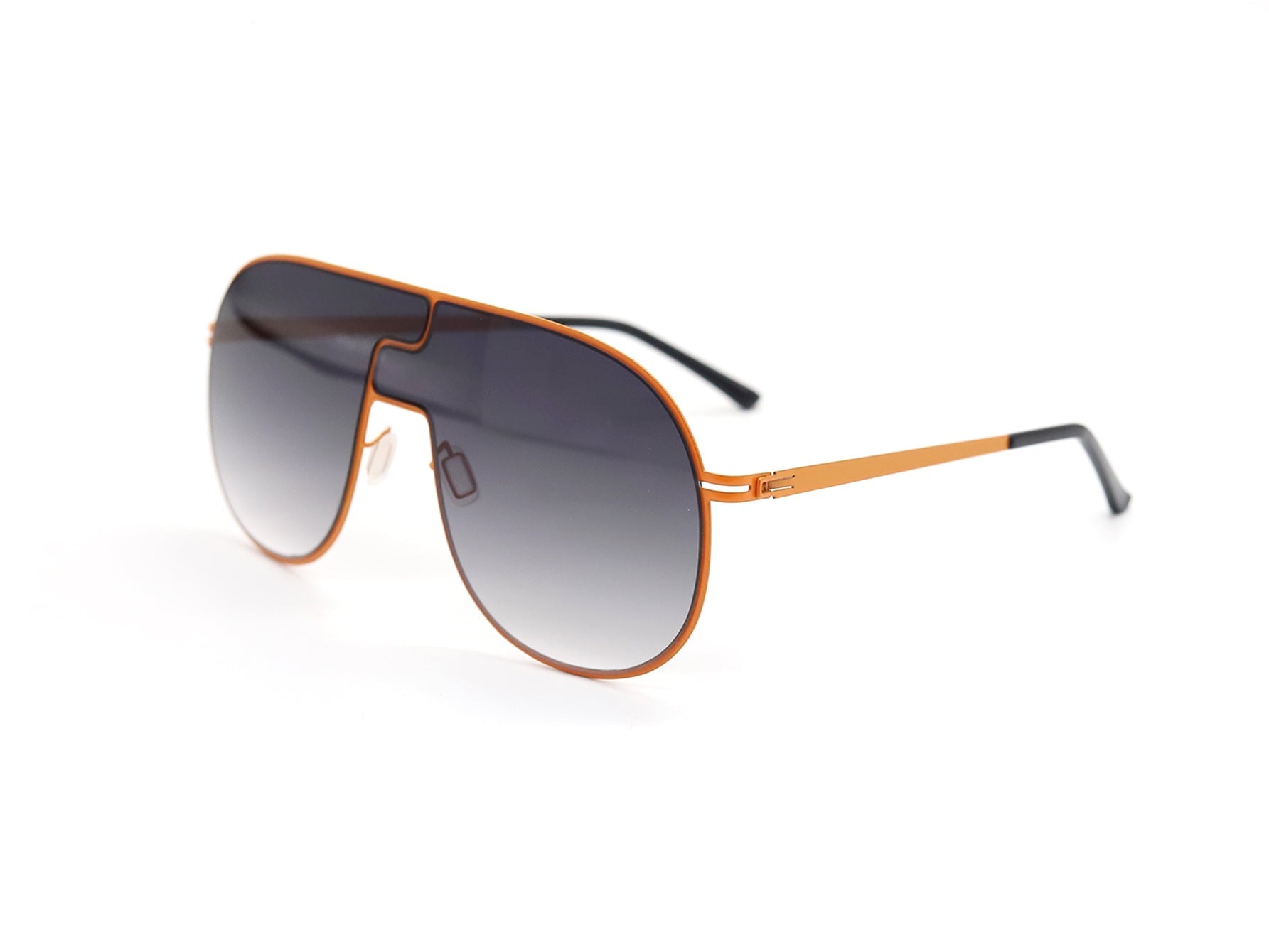 Metal Large Frame Sunglasses Sai Feel