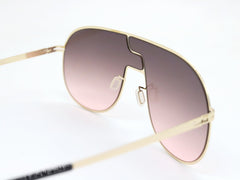 Metal Large Frame Sunglasses Sai Feel