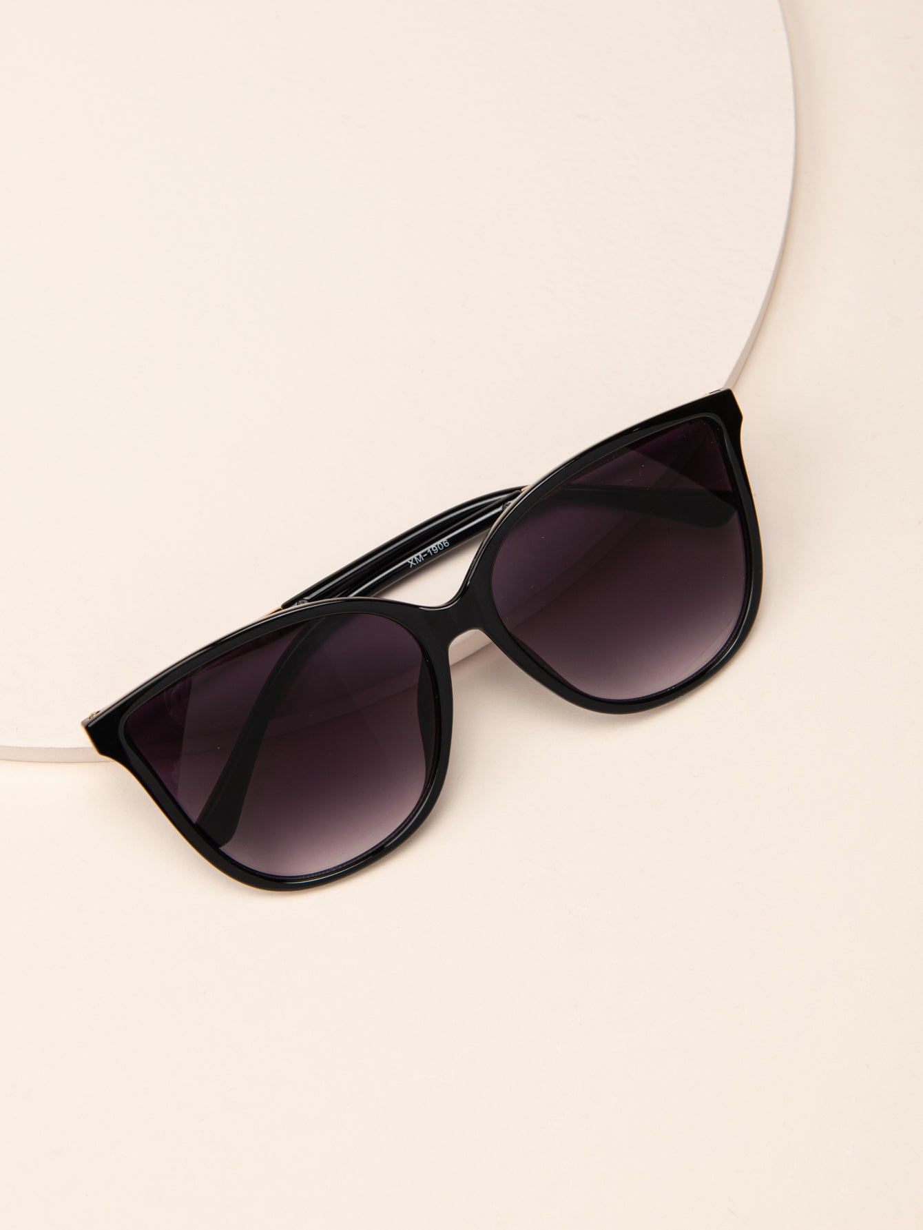 Metal Leg Round Frame Coating Sunglasses Sai Feel