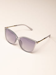 Metal Leg Round Frame Coating Sunglasses Sai Feel
