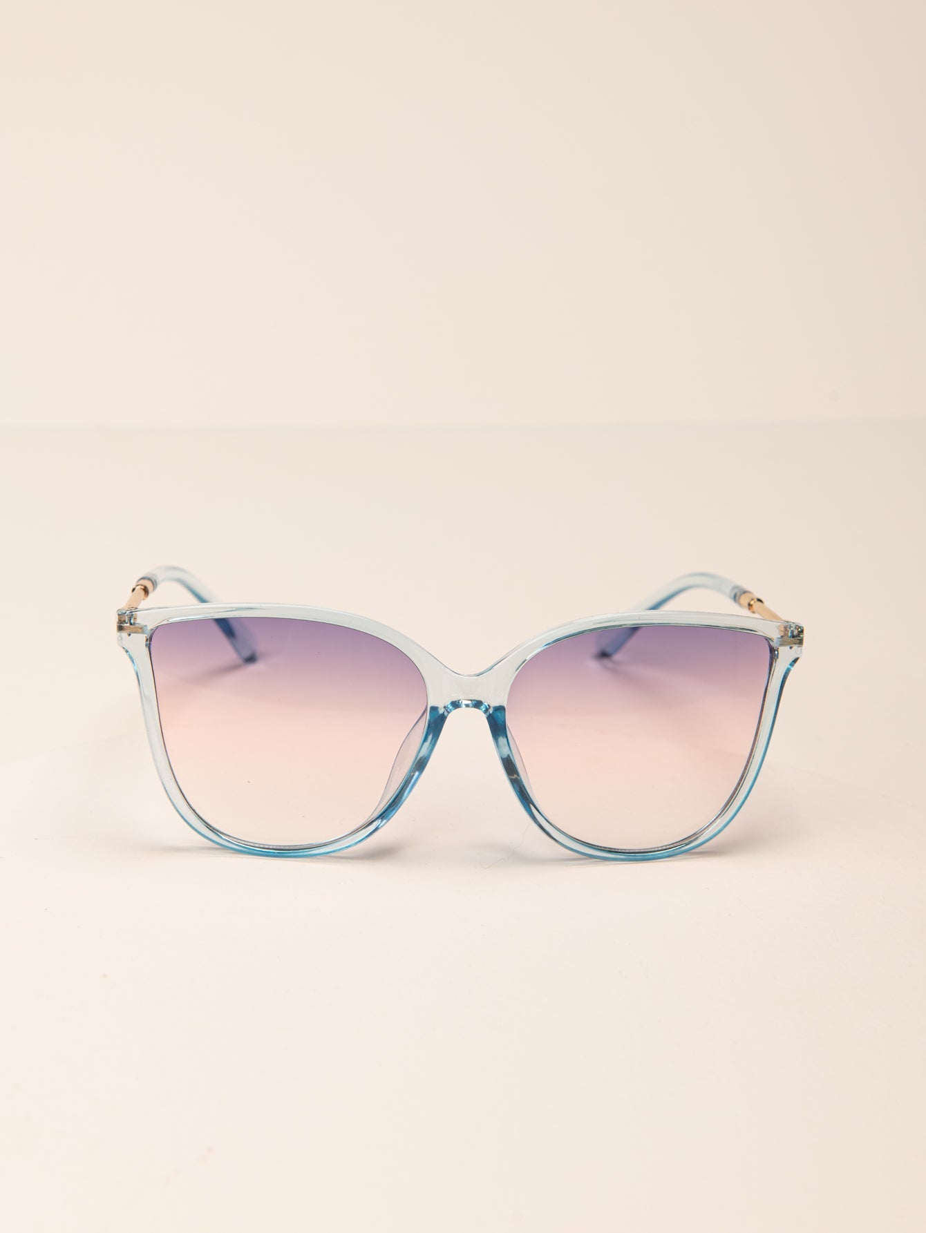 Metal Leg Round Frame Coating Sunglasses Sai Feel
