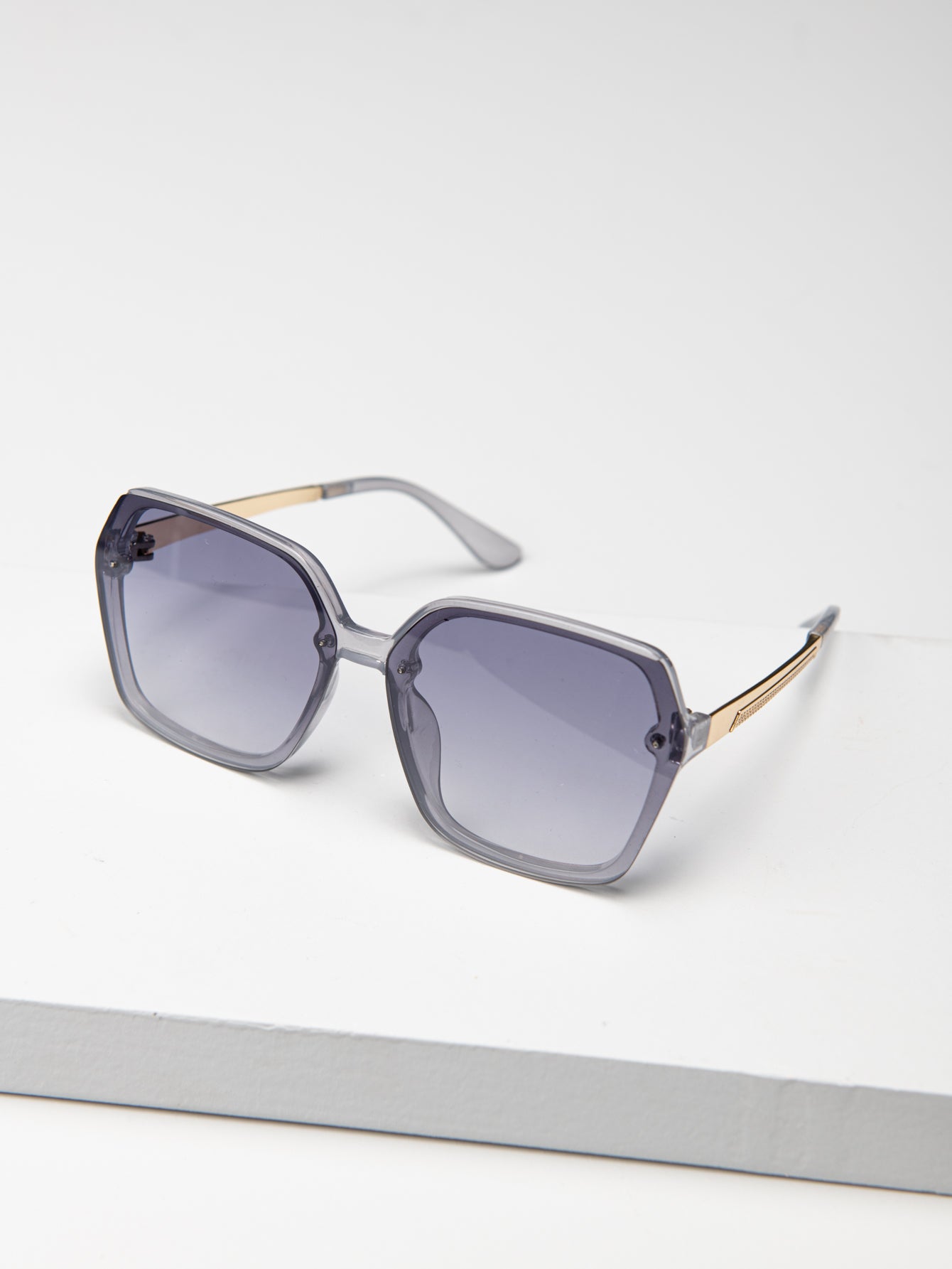 Metal Leg Square Frame Coating Sunglasses Sai Feel