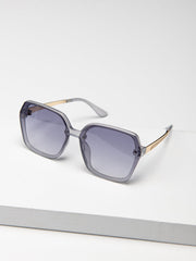 Metal Leg Square Frame Coating Sunglasses Sai Feel