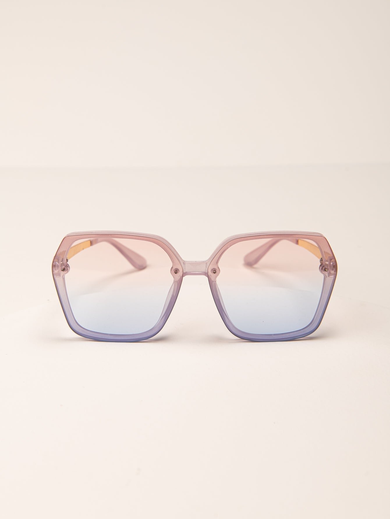 Metal Leg Square Frame Coating Sunglasses Sai Feel