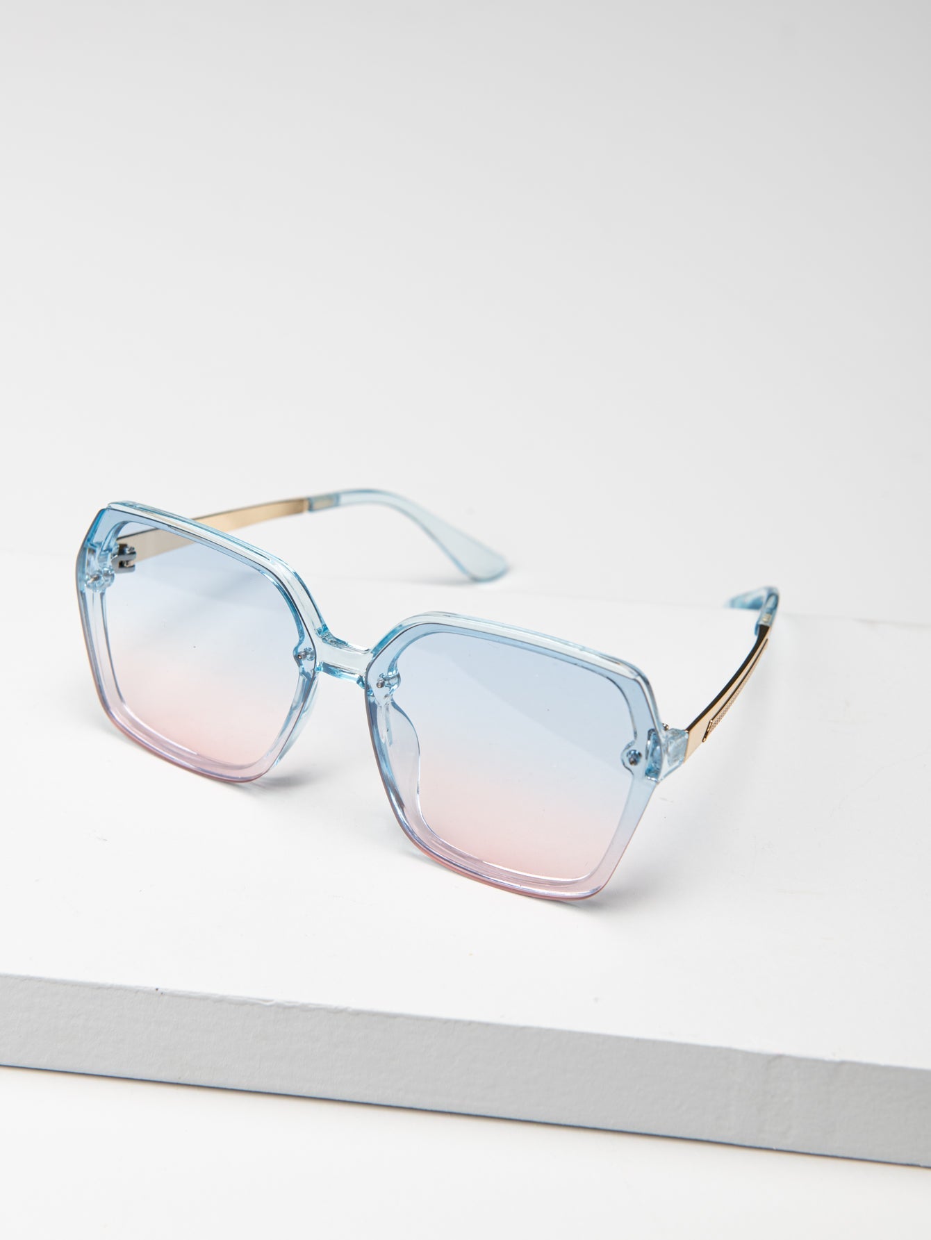 Metal Leg Square Frame Coating Sunglasses Sai Feel