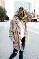 Mid-Length Double-Sided Anti-Fur Coat Sai Feel