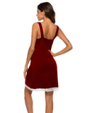 Model Lace Block Cami Dress Sai Feel
