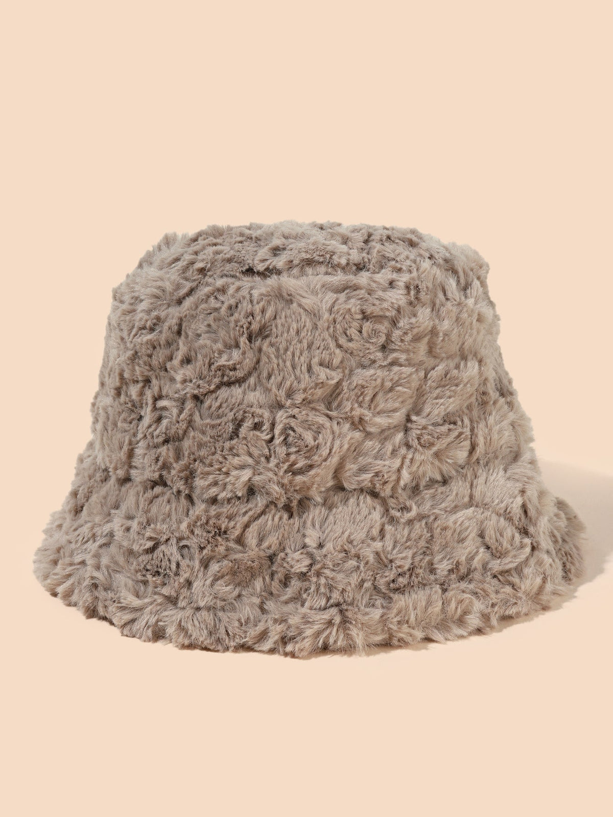 Monochrome faux lamb wool warm hat Sai Feel