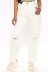 Only Love My Momma Jeans - Cream Sai Feel