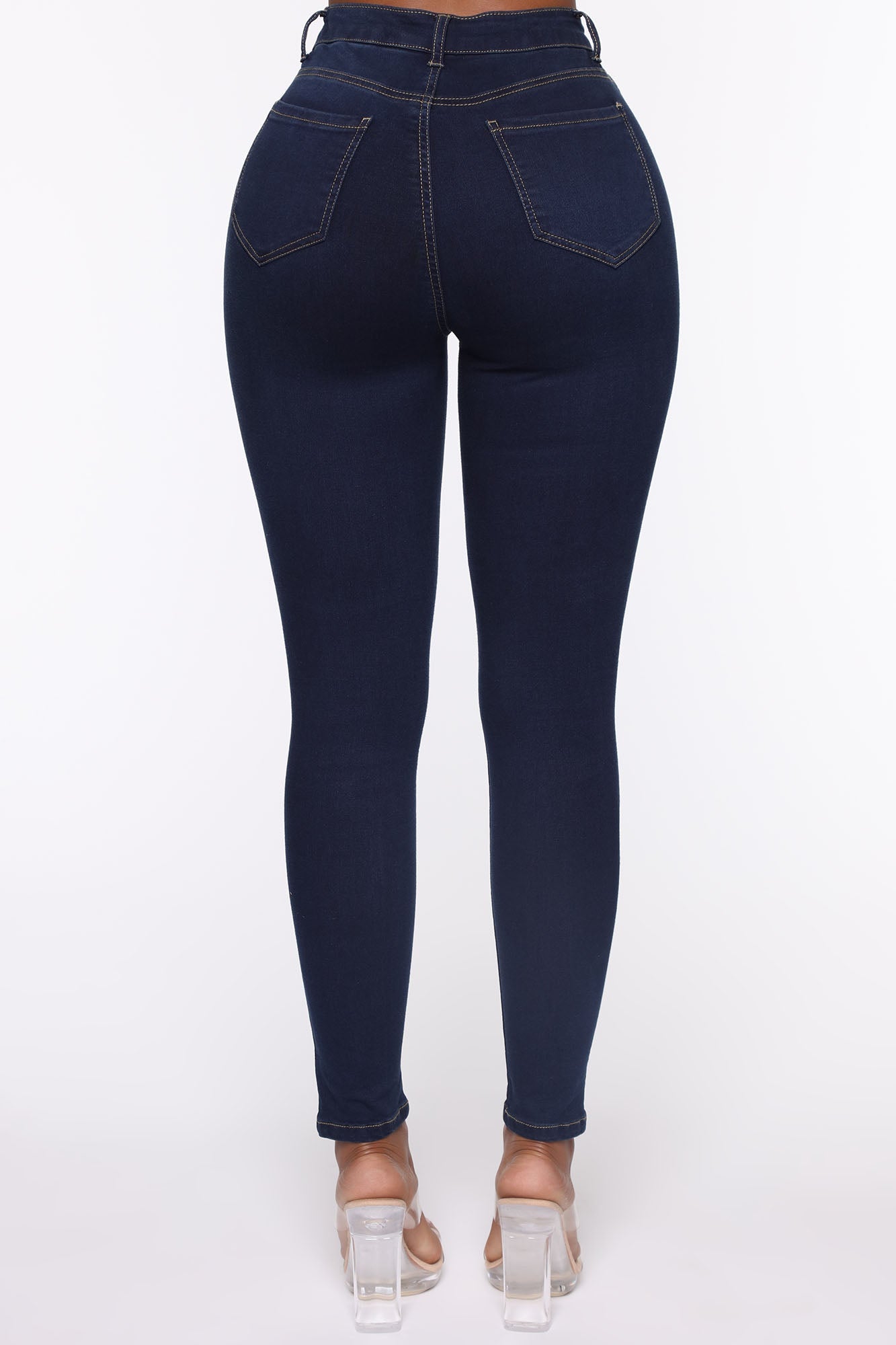 Oooh Girl High Rise Ankle Jeans - Rinse Sai Feel