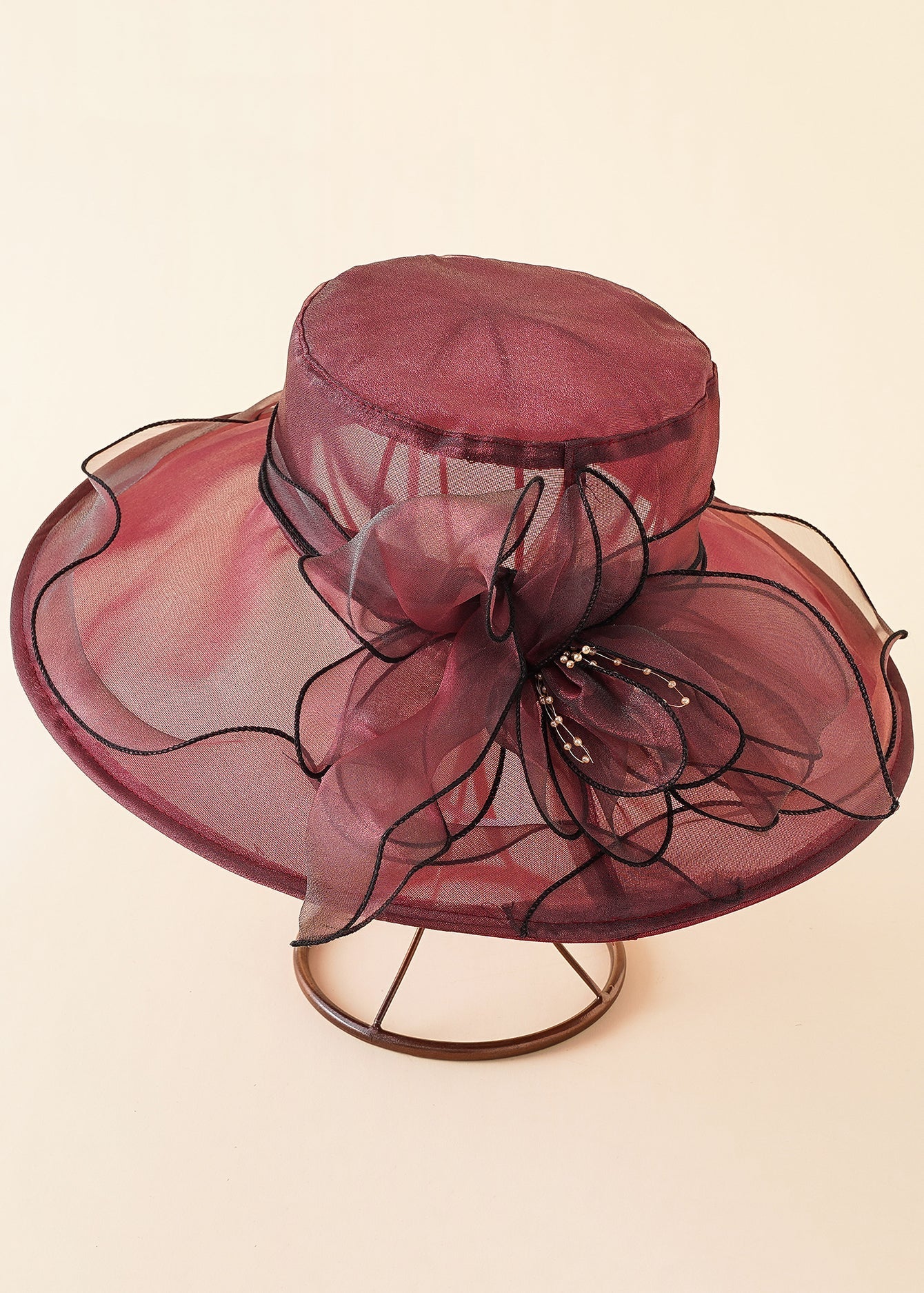 Organza Mesh Floppy Hat Sai Feel