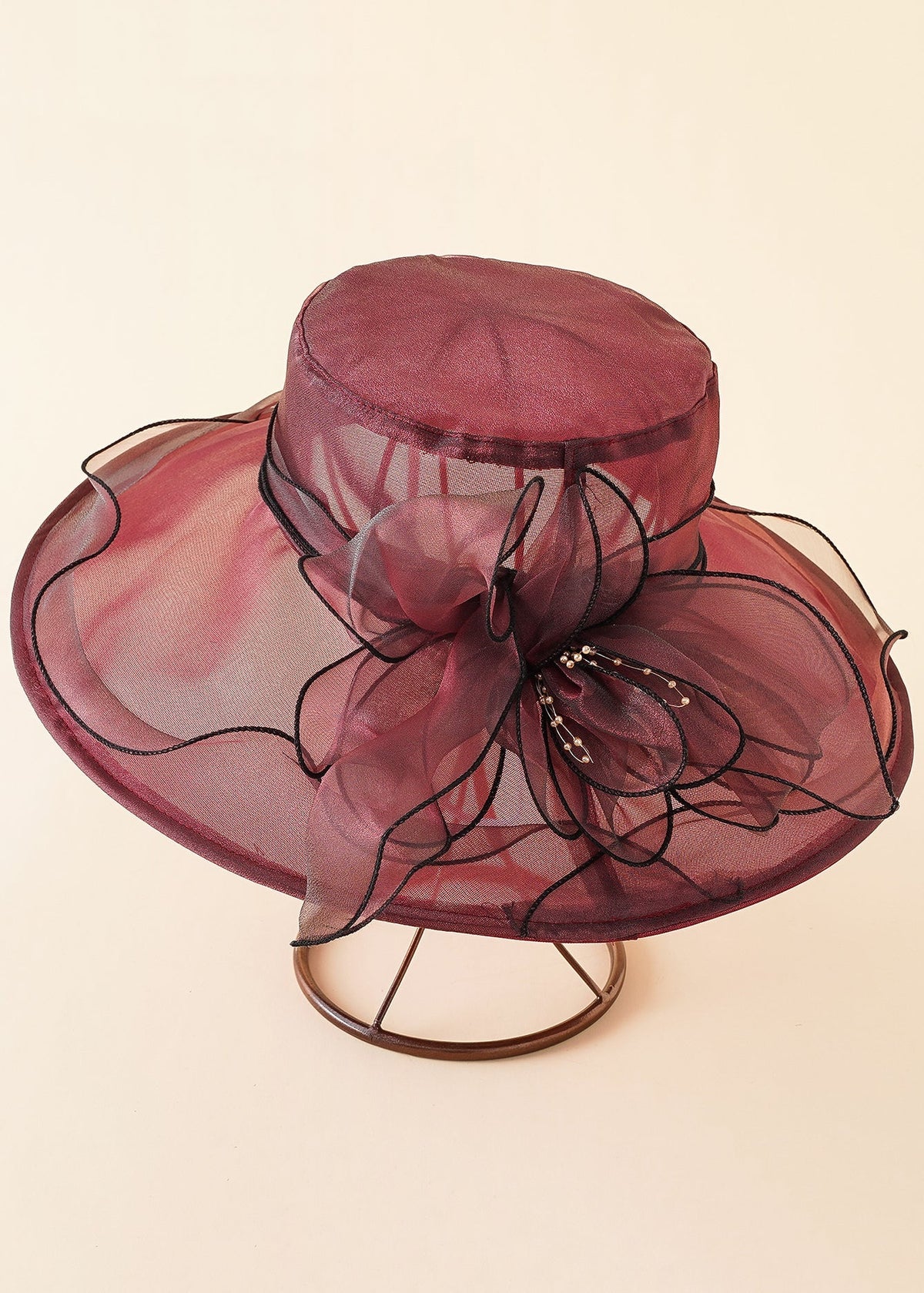 Organza Mesh Floppy Hat Sai Feel