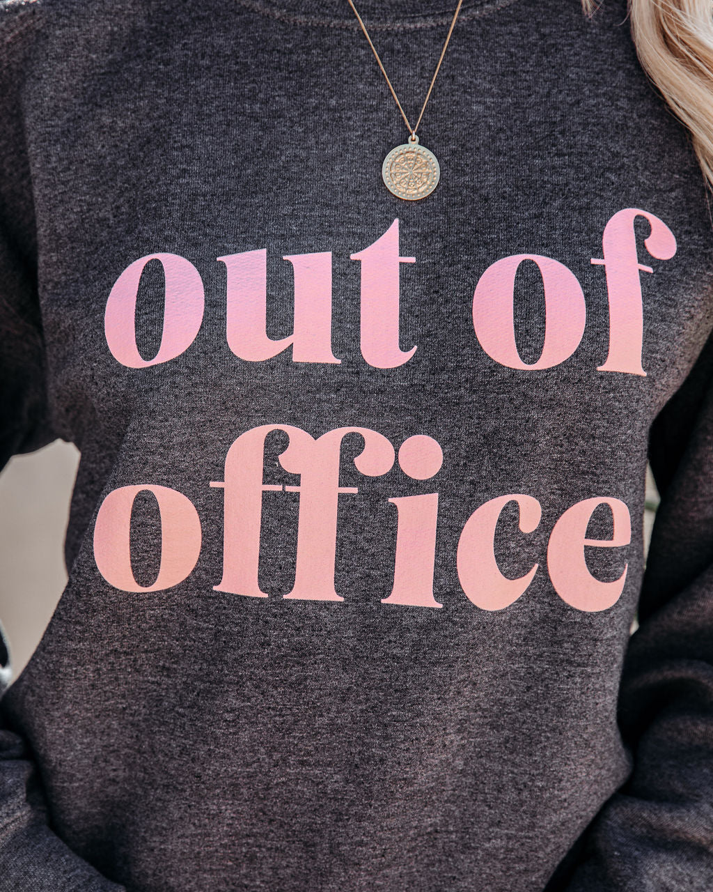 Out Of The Office Cotton Blend Sweatshirt Sai Feel