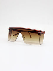 Oversize Frame UV Retro Sunglasses Sai Feel