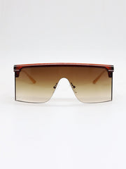 Oversize Frame UV Retro Sunglasses Sai Feel