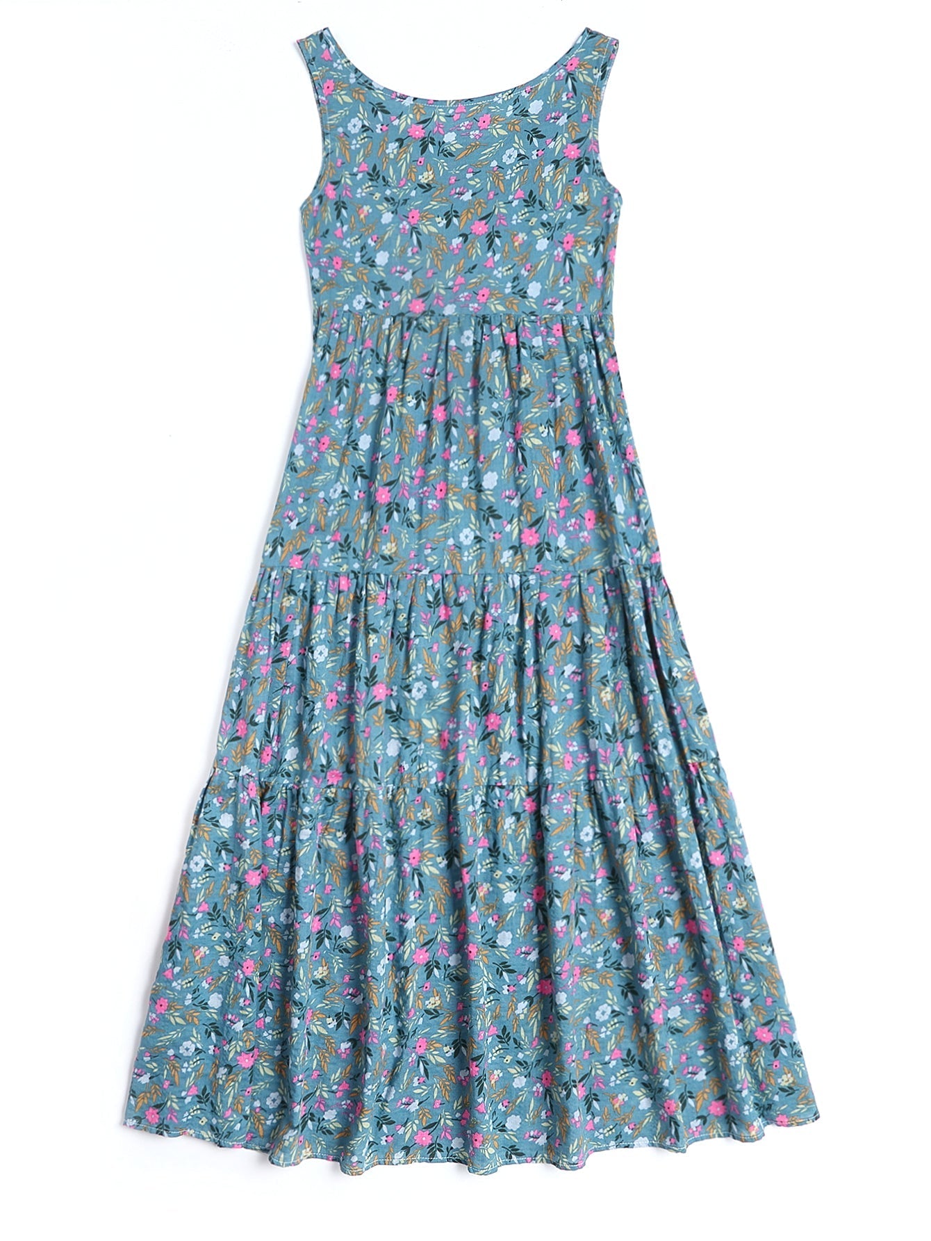 Oversized Floral Print Cami Dress Beach Dress Sai Feel