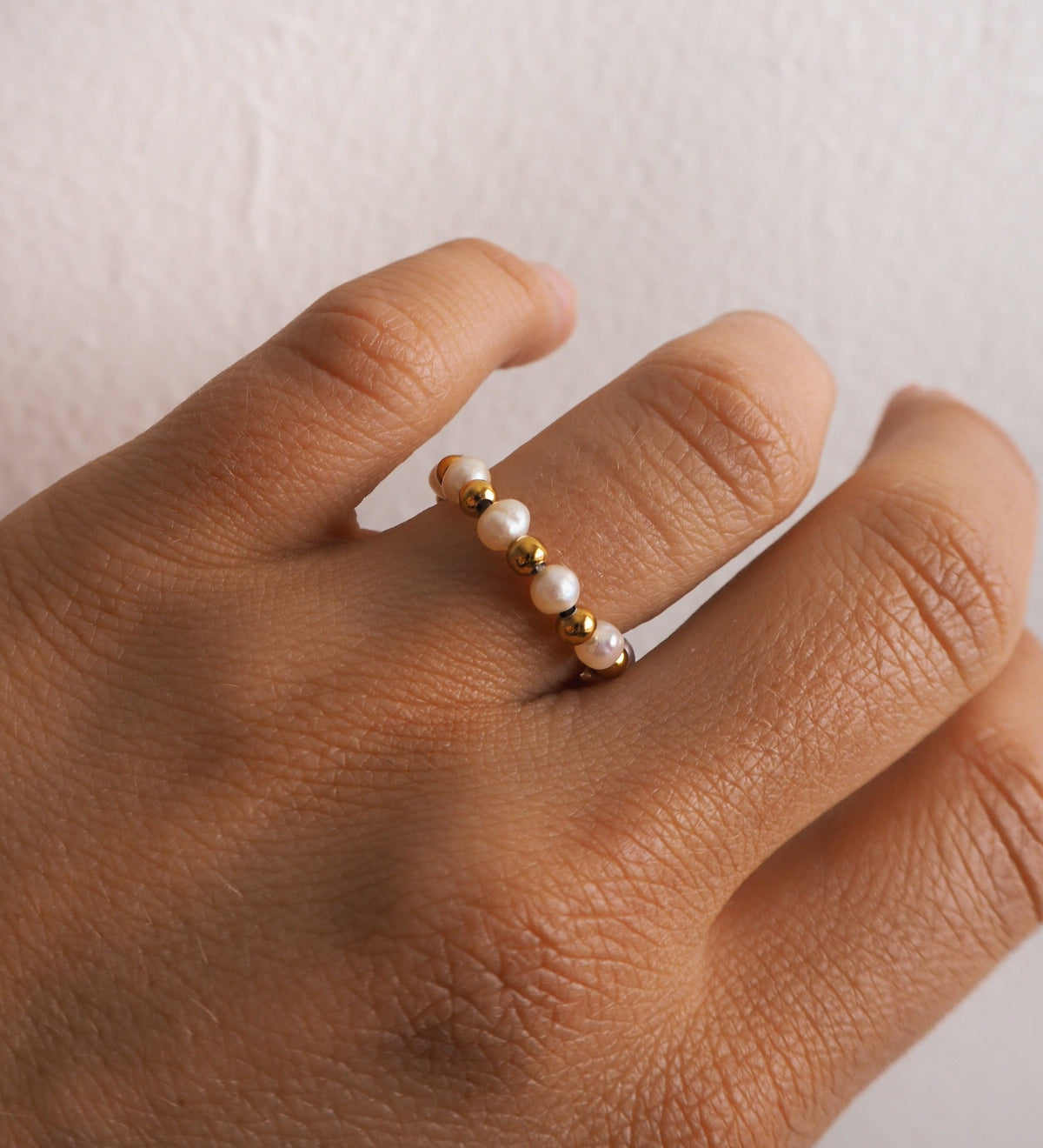 Pearl Gold Ring