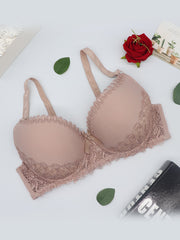 Plus Floral Lace Underwire Bra Sai Feel