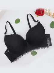 Plus Floral Lace Underwire Bra Sai Feel