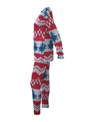 Plus Size Christmas Sweater &Pants Set Sai Feel