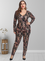 Plus Size Sequins Bodycon Jumpsuit  Catsuits Sai Feel