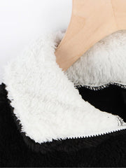 Plus size Solid color long sleeve coat Sai Feel