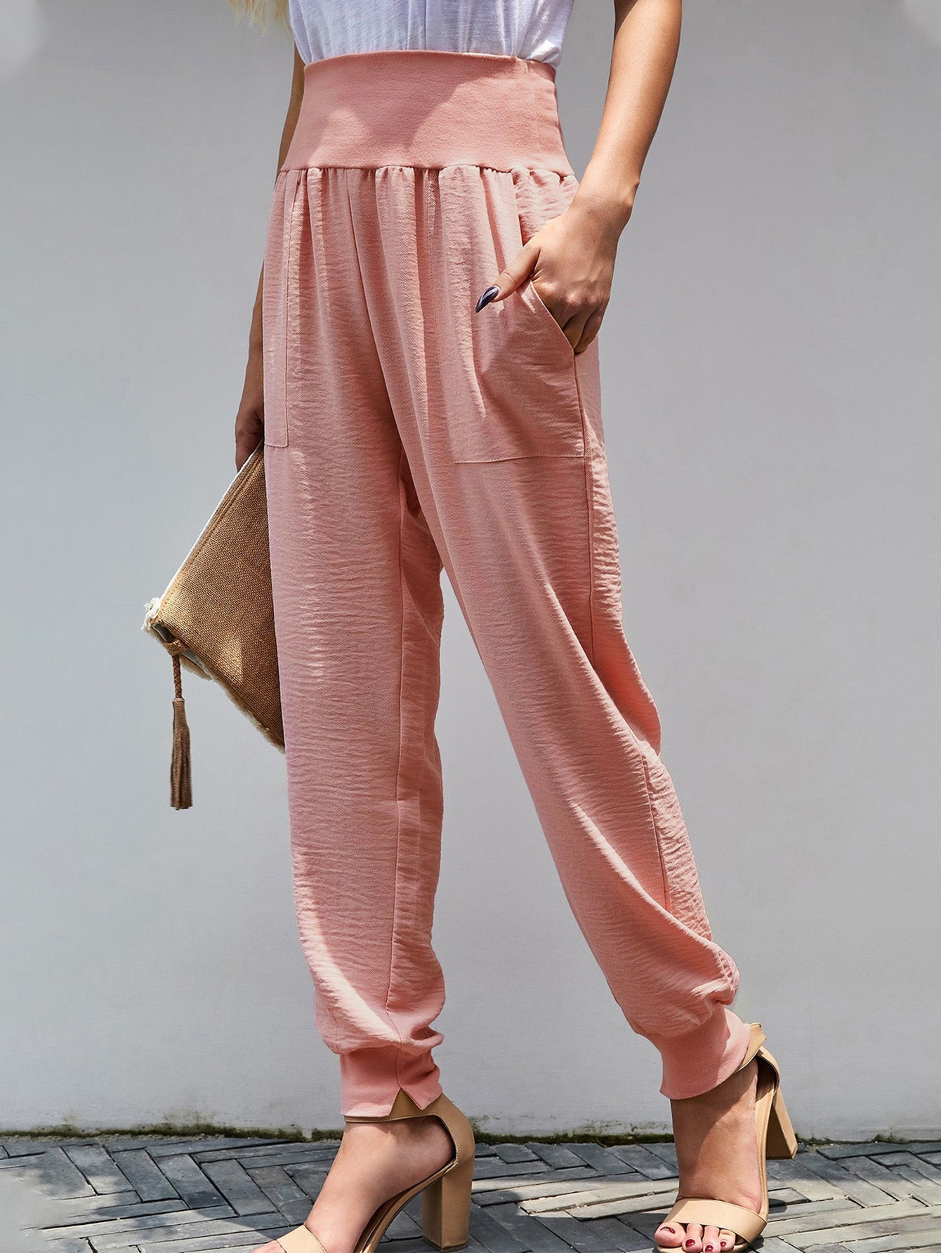 Pocketed Casual Jogger pants Sai Feel