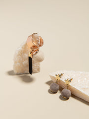 PomPon Design Ring & Earrings Giftset Sai Feel